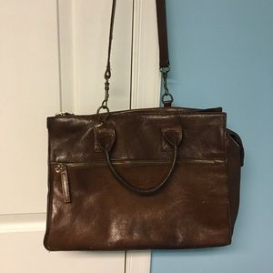 Vintage Italian Leather Handbag Firm Price